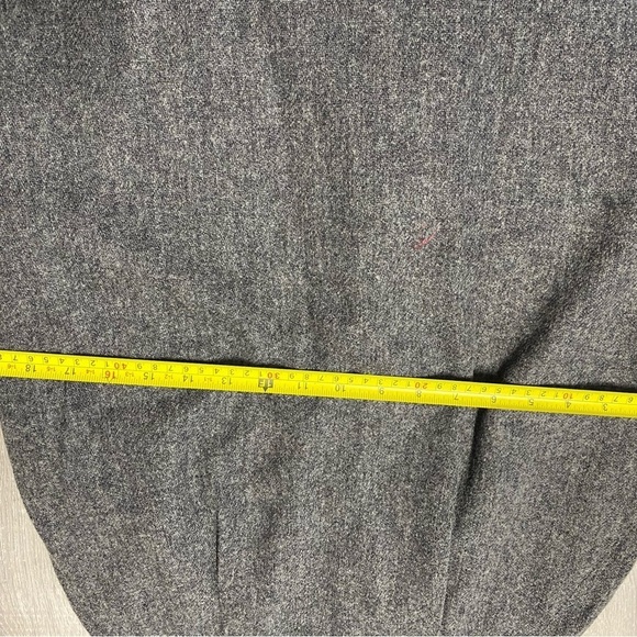 Vintage fully lined wool blend charcoal gray midi pencil skirt by Sag Harbor 10 - Picture 8 of 12